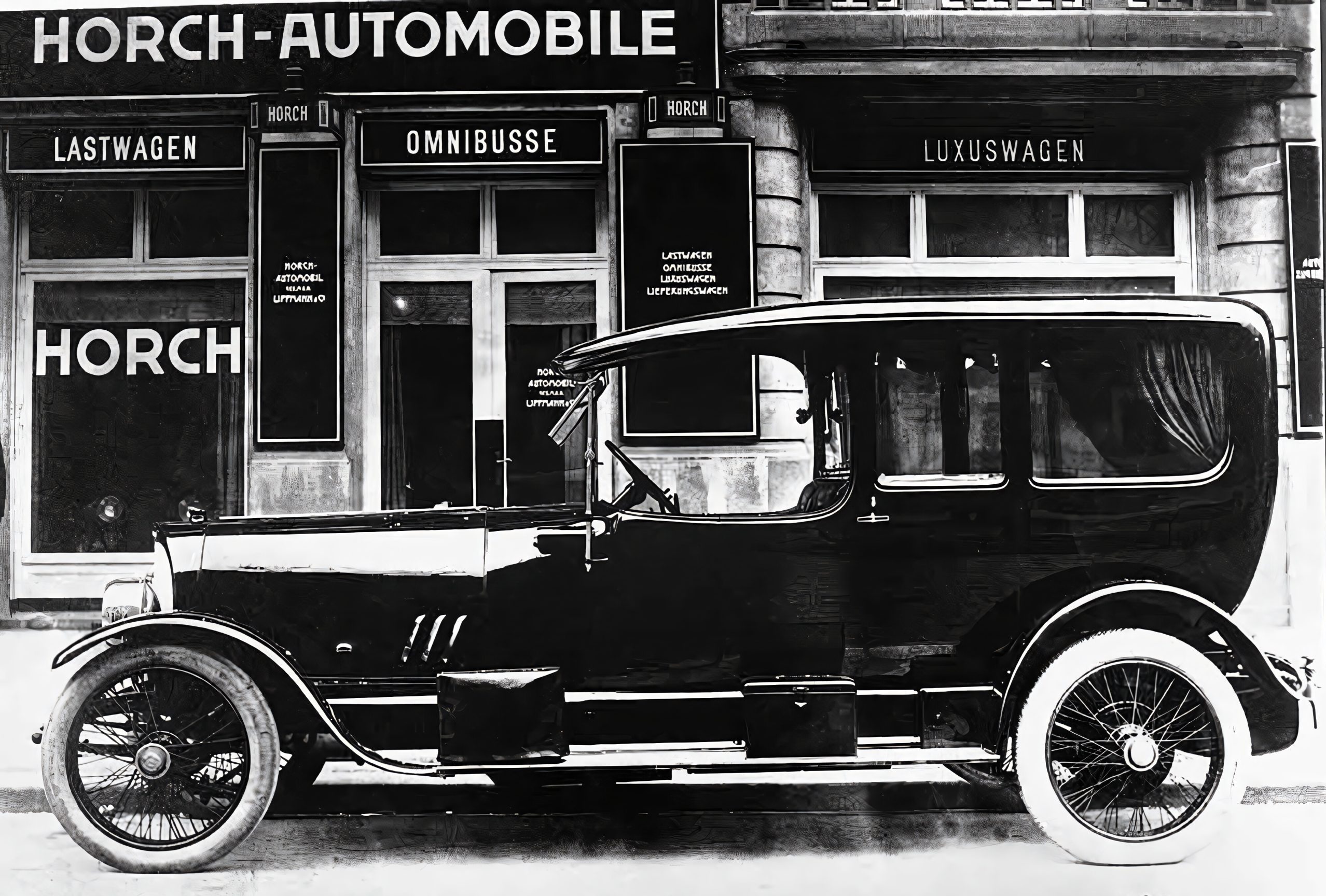 Horch-Automobile storefront in Germany