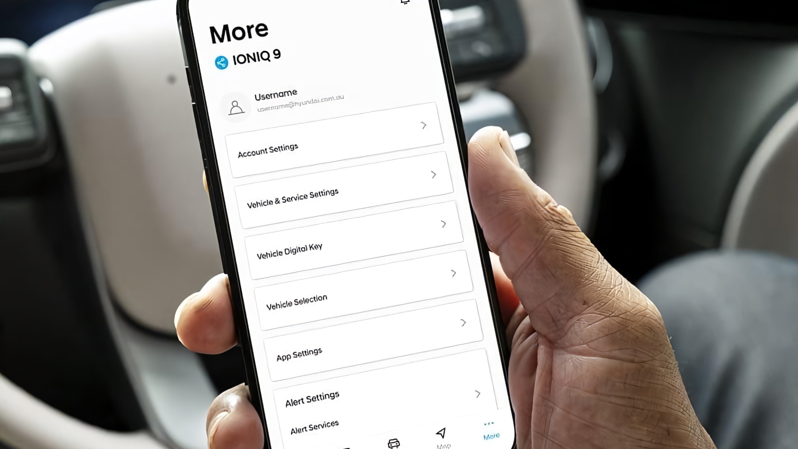 Hyundai’s Bluelink Account and Utilities Menu