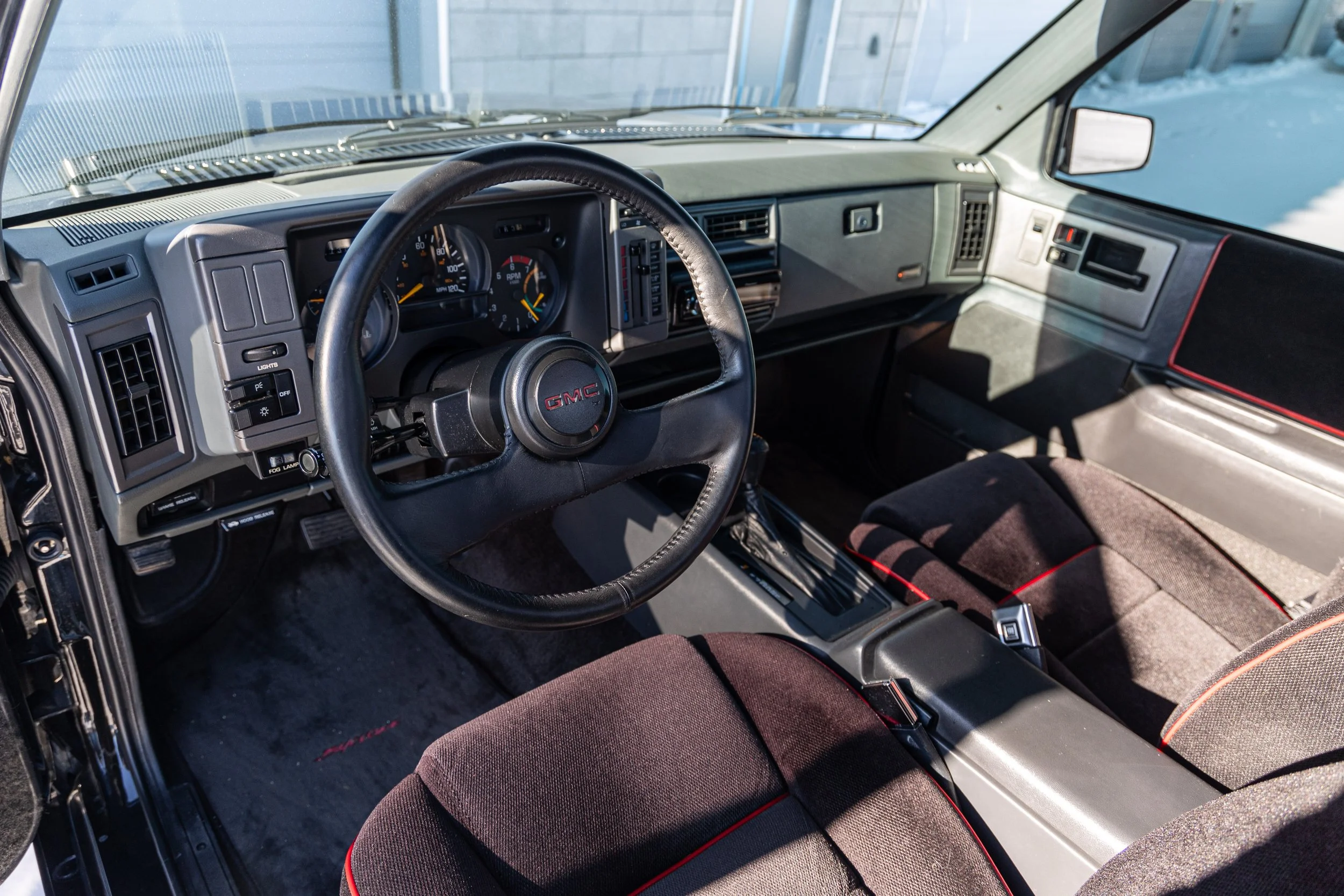 Interiors of GMC Syclone