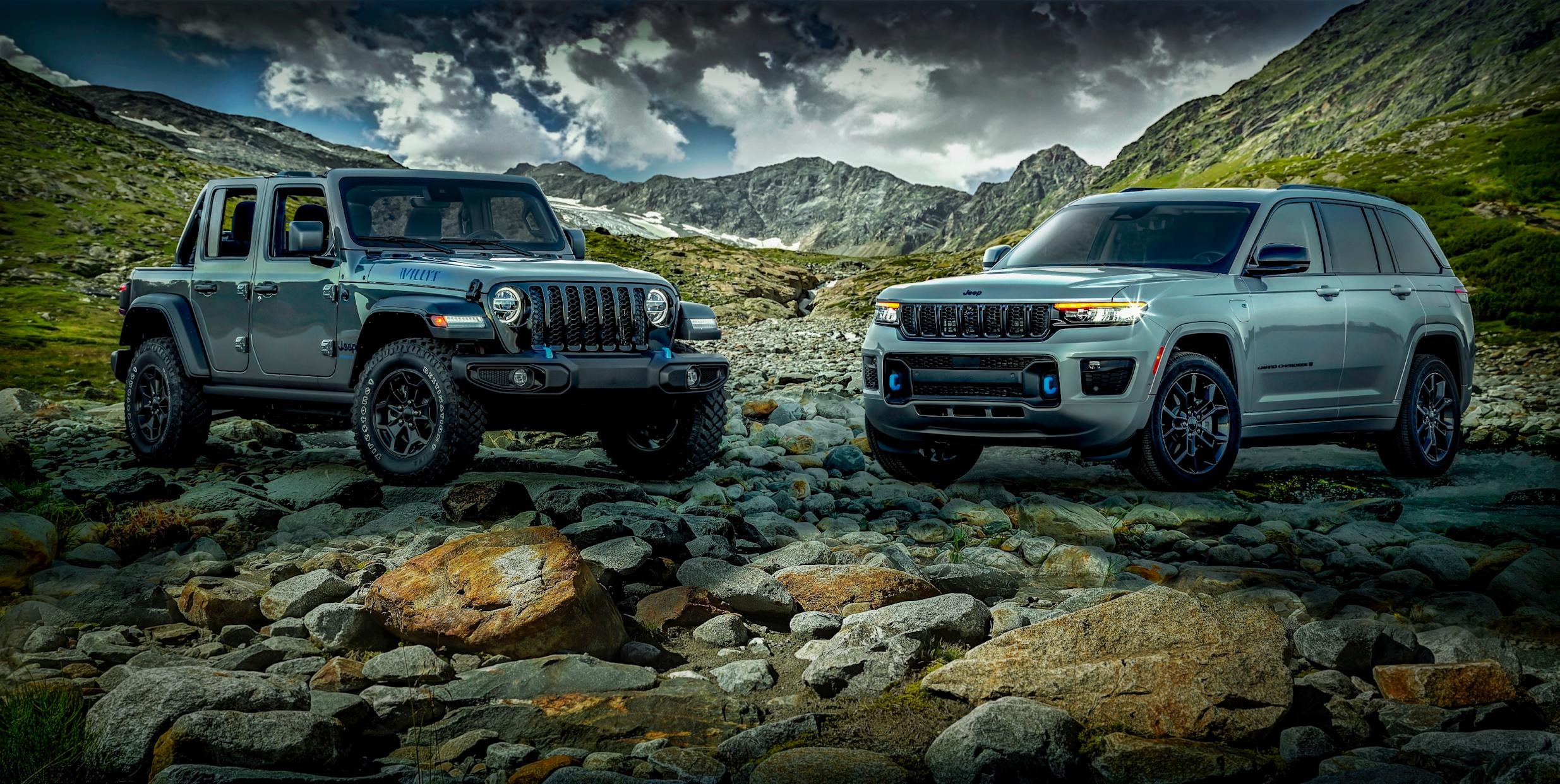 Jeep Wrangler 4xe and Grand Cherokee 4xe