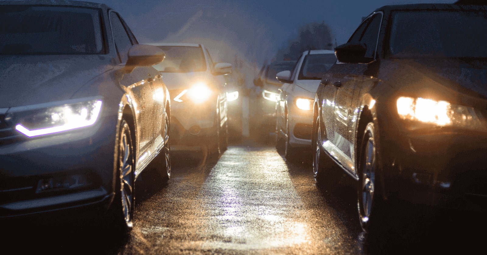 Line of cars