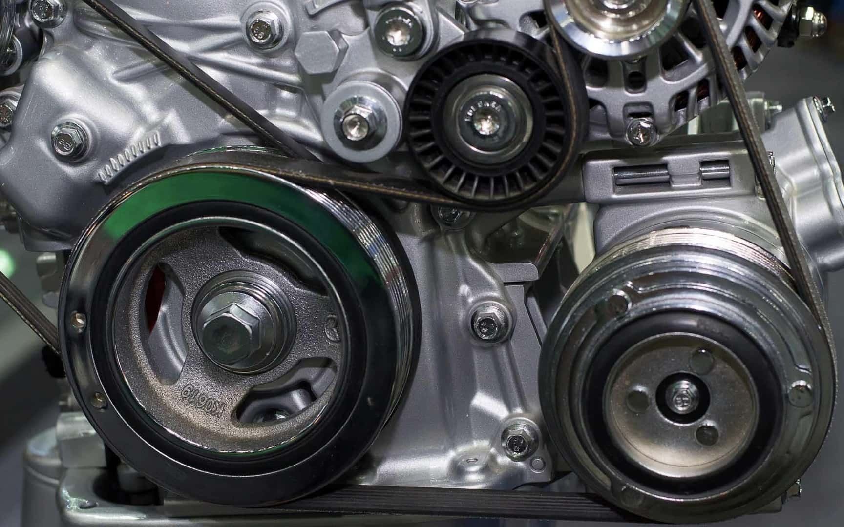 Modern car engine accessory drive system