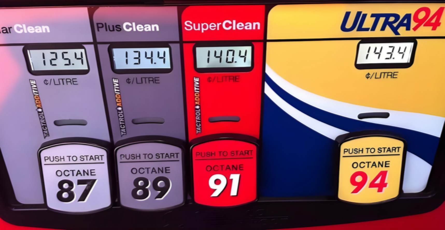 Petro-Canada gas pump