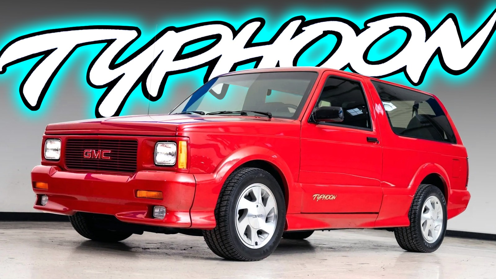 Red GMC Typhoon