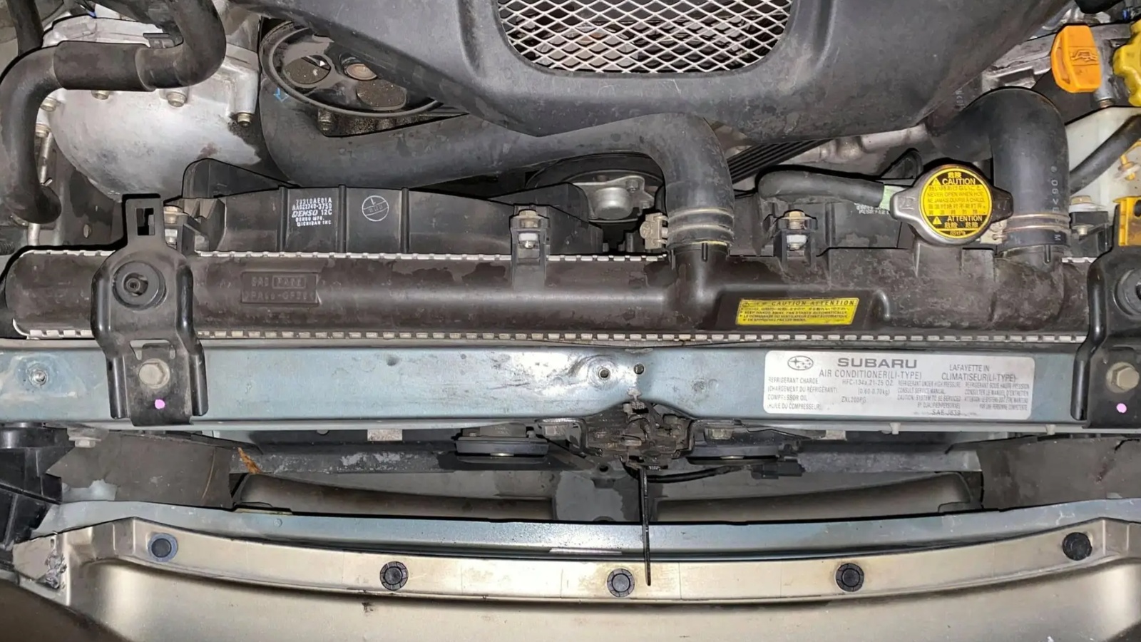 Replaced or Damaged Radiator Support Replaced or Damaged Radiator Support