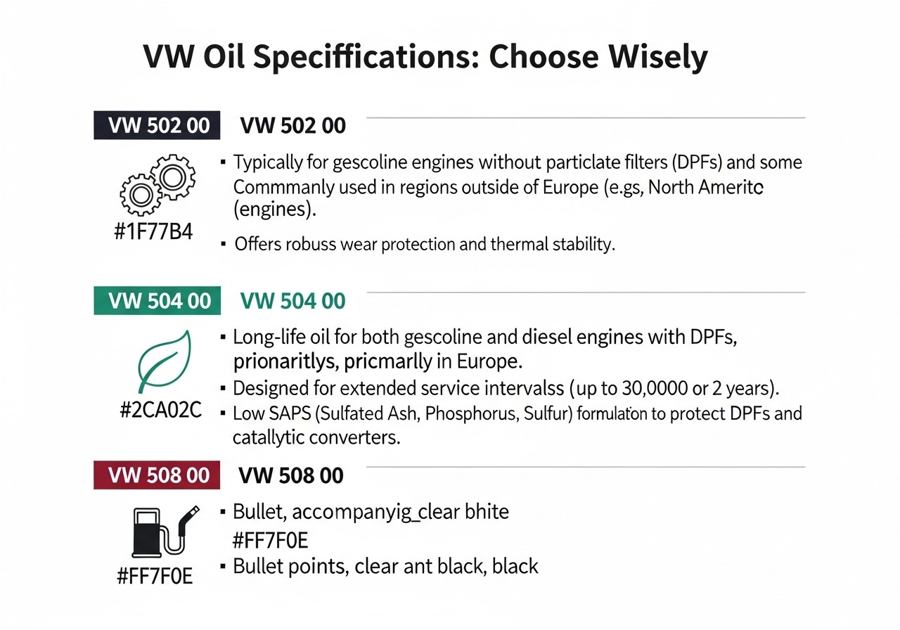 Sample of VW oil specification