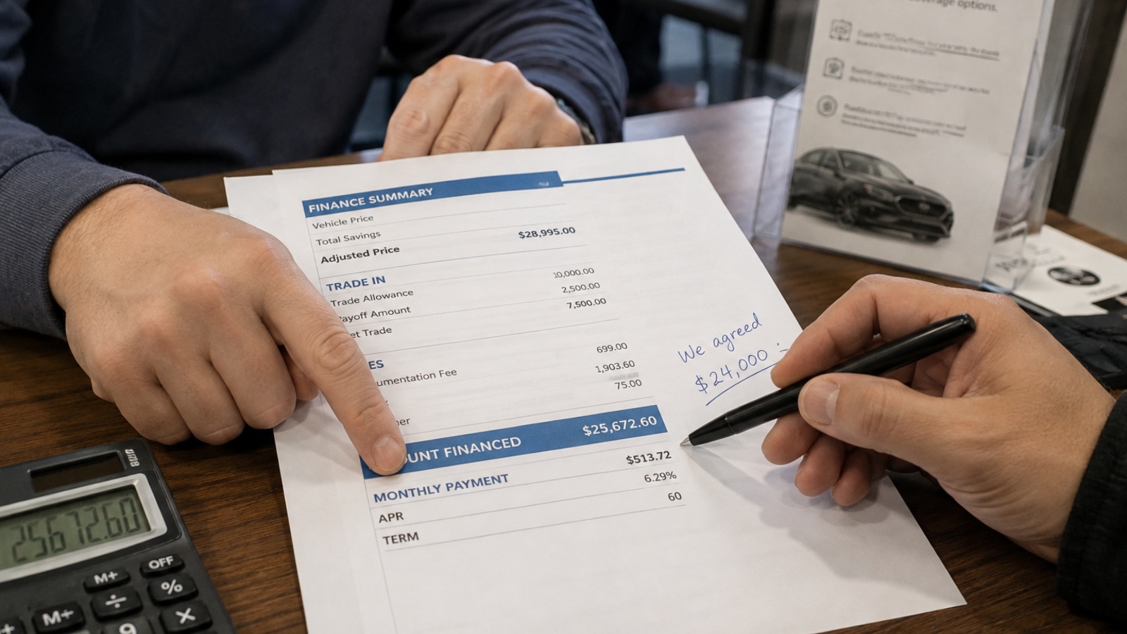 The Amount Financed Does Not Match the Deal You Negotiated