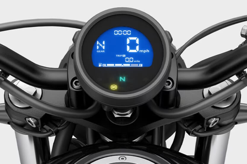 The LCD Display Shows More Than Just Speed