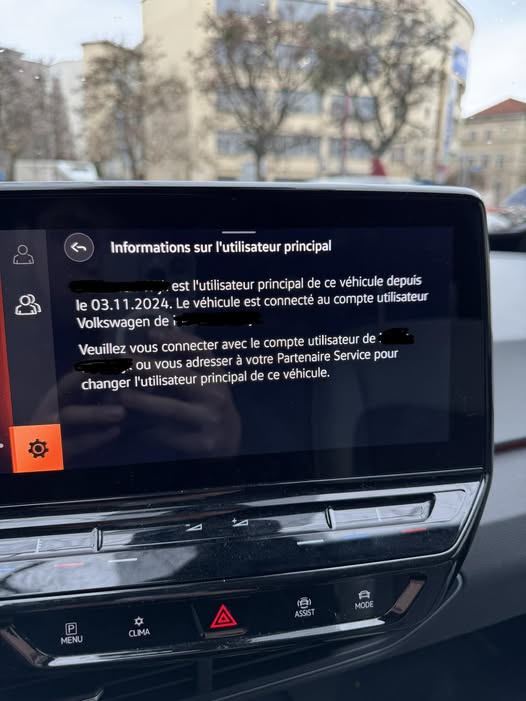The Previous Owner’s Profile Appears on the Infotainment System