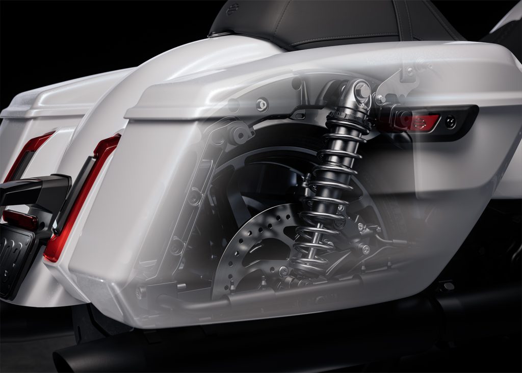 The Rear Suspension Can Be Adjusted for Different Loads