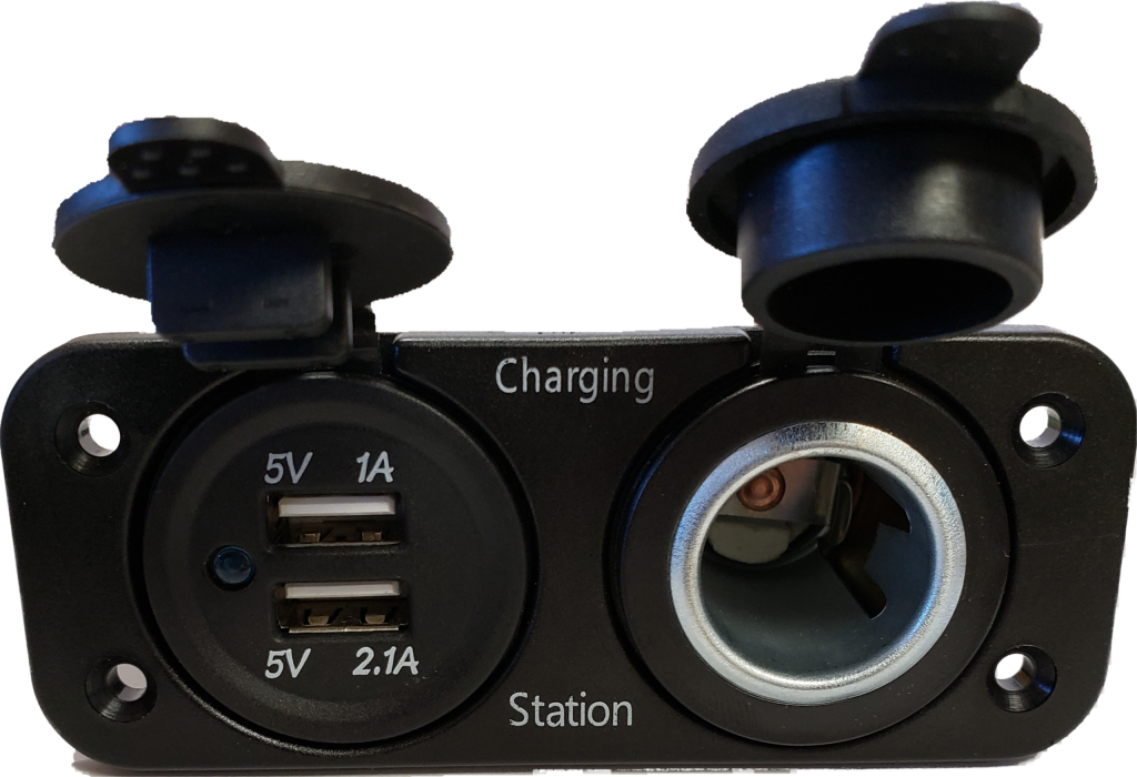 The Rebel 500 Has a 12-Volt Charging Accessory Option