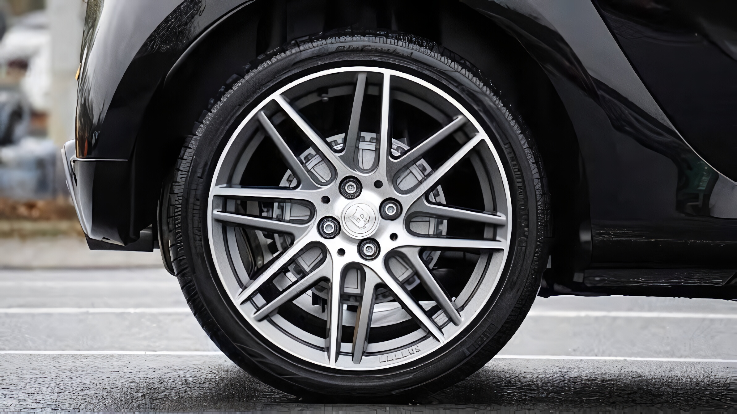 The Tires Have Flat Spots or Look Weathered