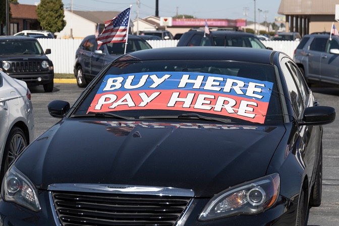The Vehicle Has a History of Buy-Here-Pay-Here Financing