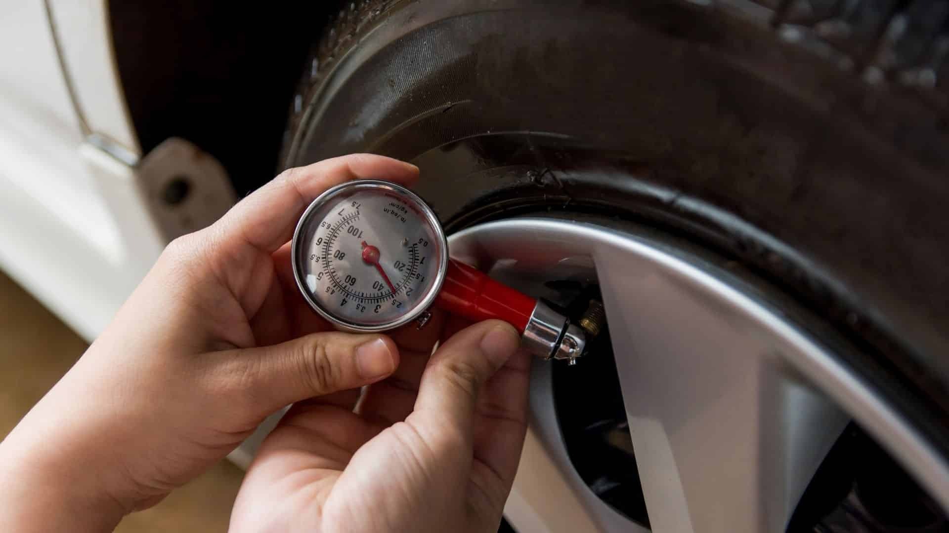Tire pressure check