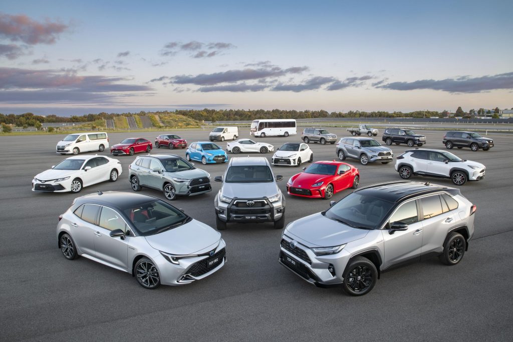 A Toyota vehicle photographed outdoors