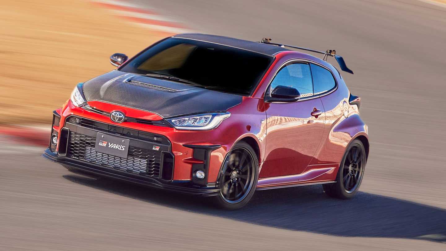 Toyota GR Yaris equipped with aggressive performance styling upgrades