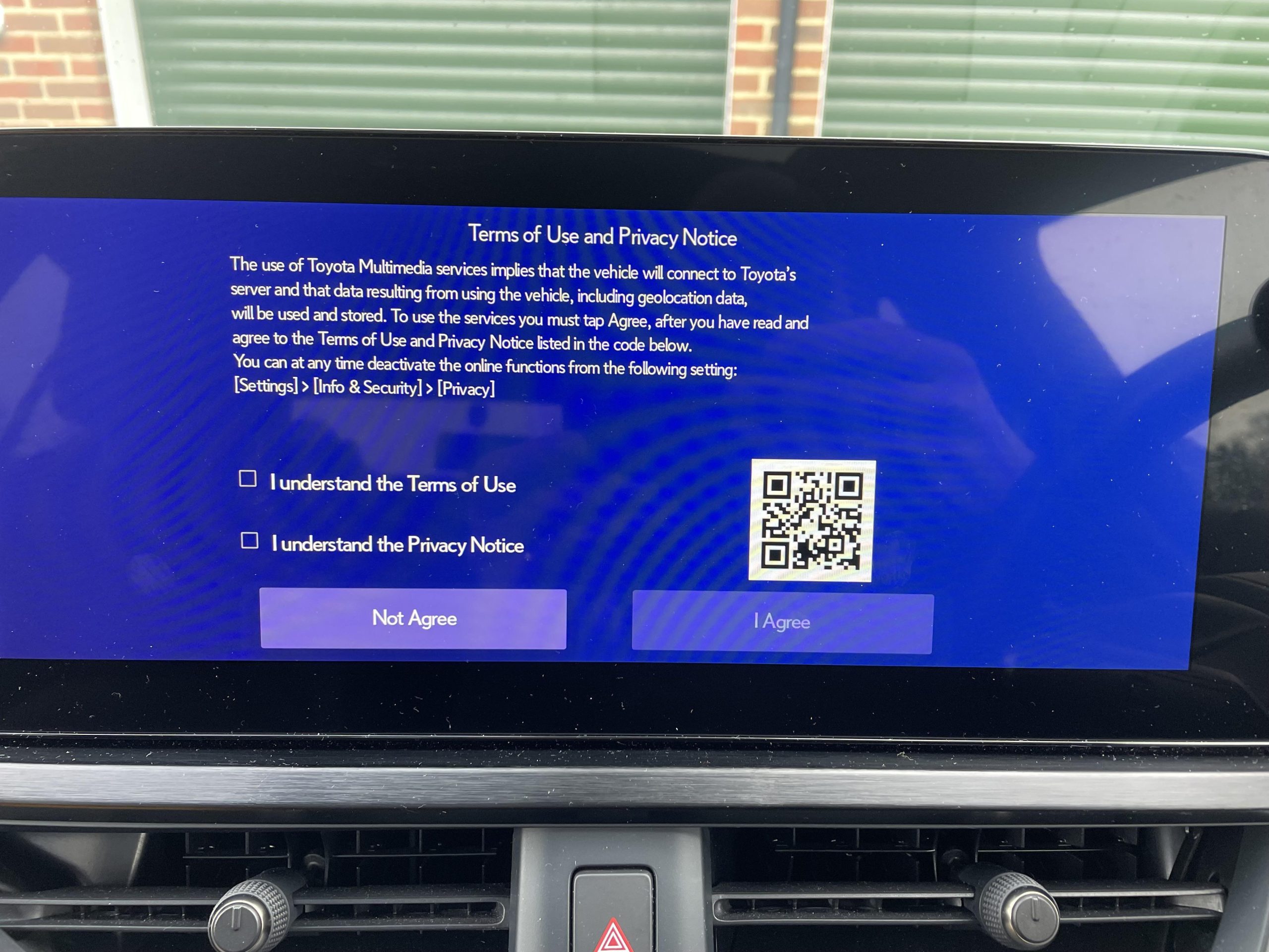 Toyota’s Data Privacy Portal