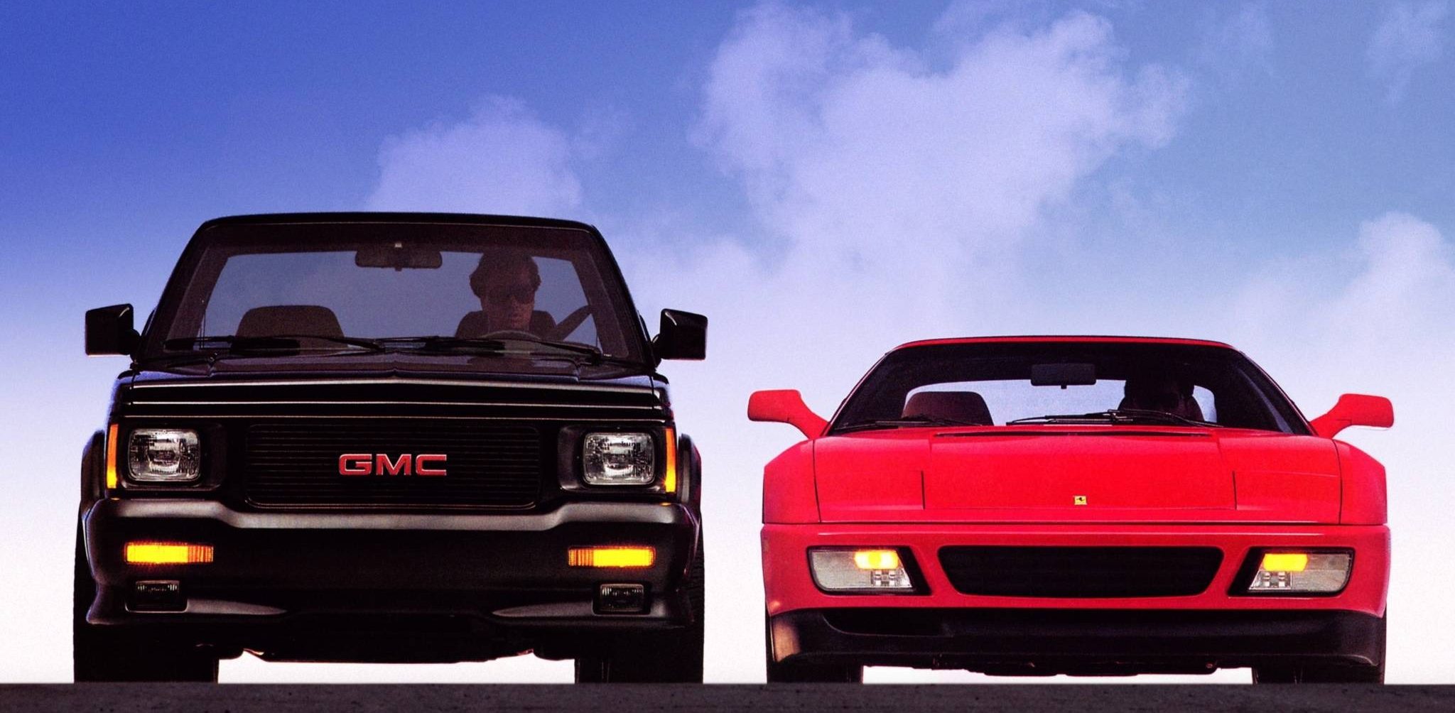 Typhoon had the Ferrari 348 beat in the straights