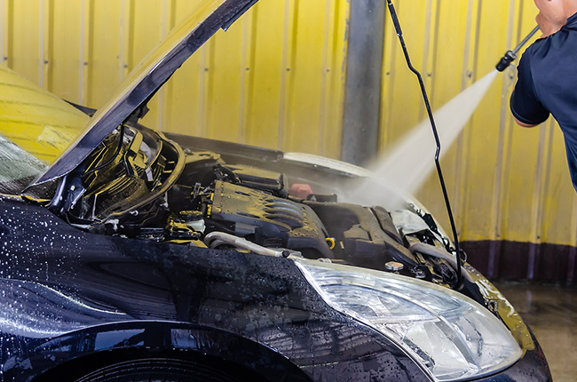 Washing the Engine