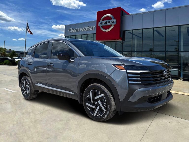 Modern Nissan SUV at dealership