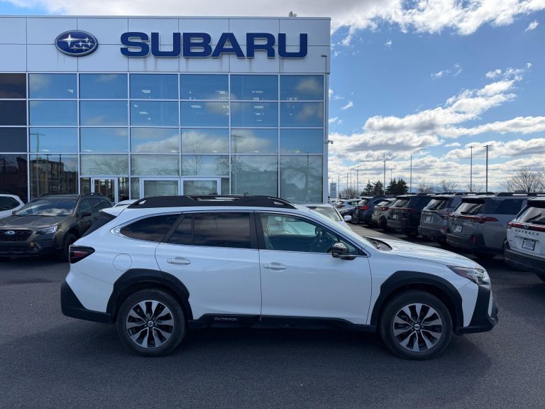 Subaru Outback parked outside dealership