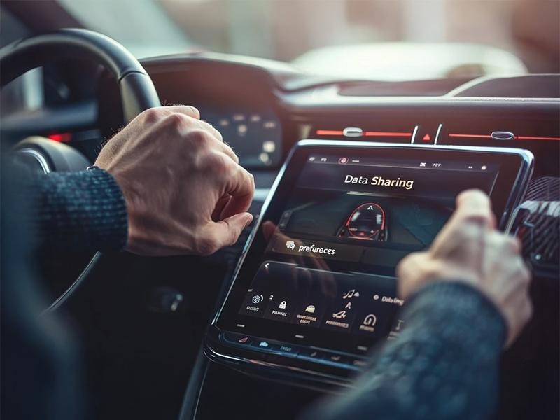 Your Infotainment Screen Has a "Data & Connectivity" Menu