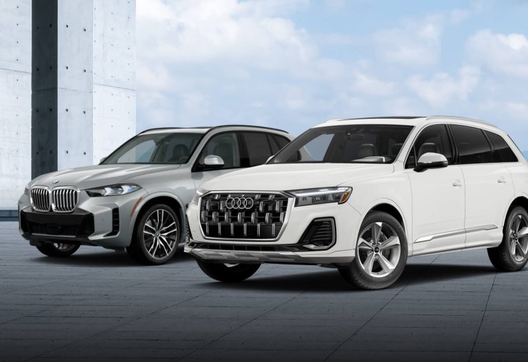 Audi Q7 and BMW X7
