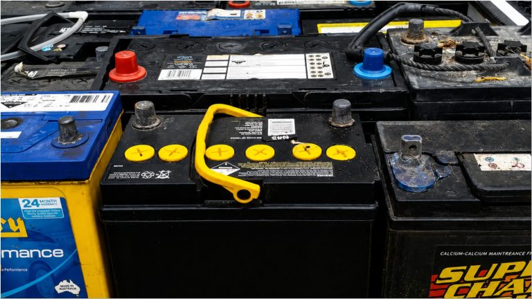 Drained lead-acid battery scrap units