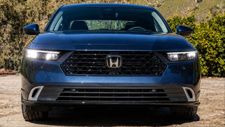 Honda hybrid sedan front view