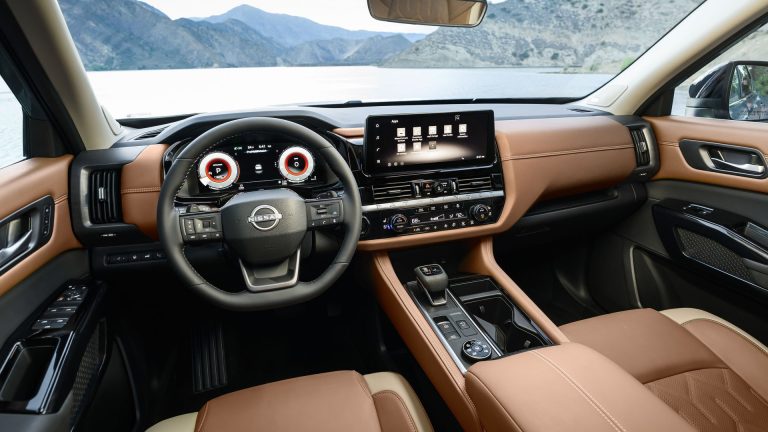 Interior of the 2026 Nissan Pathfinder