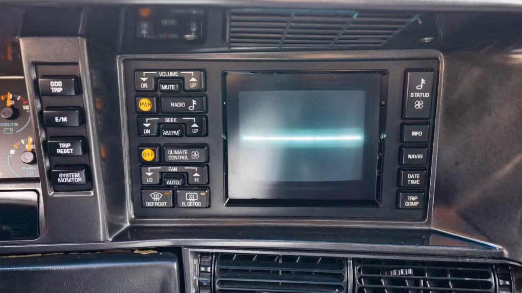 1992 Oldsmobile Toronado Trofeo: Touchscreen Navigation