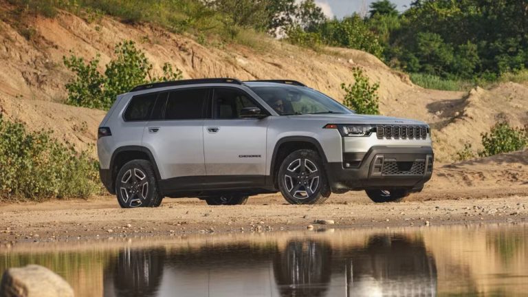 2026 Jeep Cherokee showcasing its rugged design and off-road capability