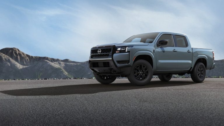 2026 Nissan Frontier showcasing its rugged design and off-road-ready character