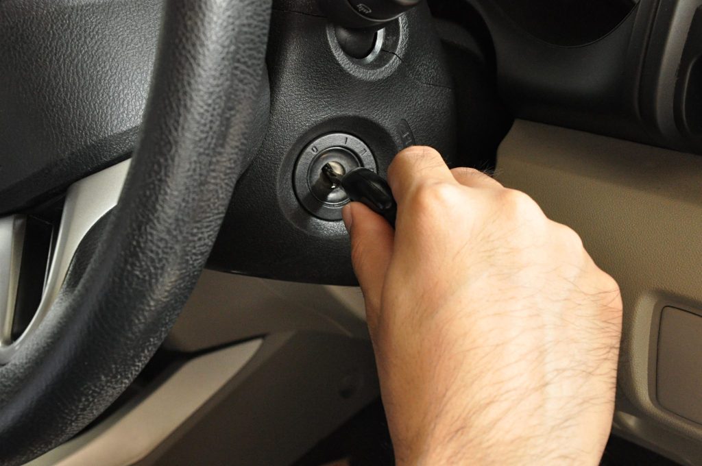 A Physical Key for Starting the Car
