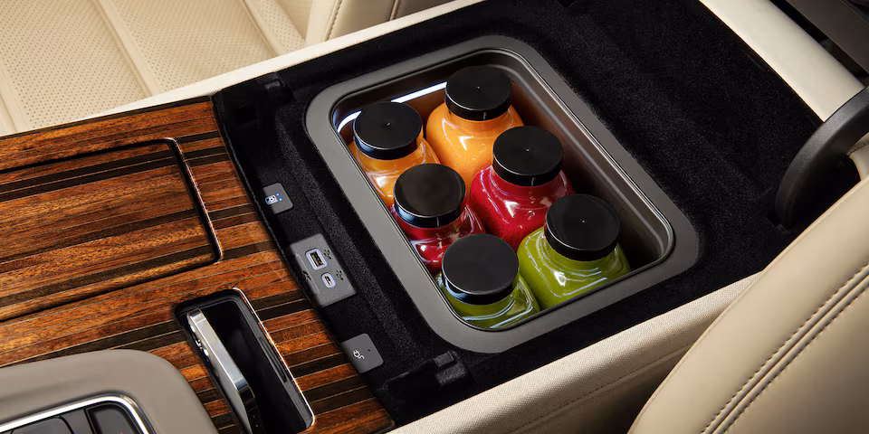 A Refrigerator in the Center Console