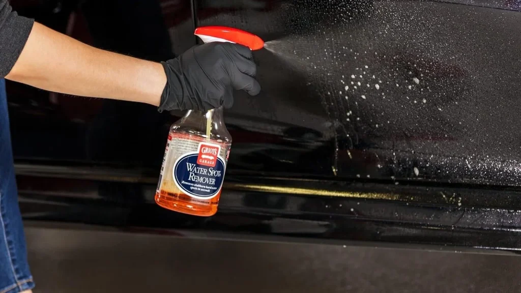 Apply a Dedicated Hard-Water Spot Remover