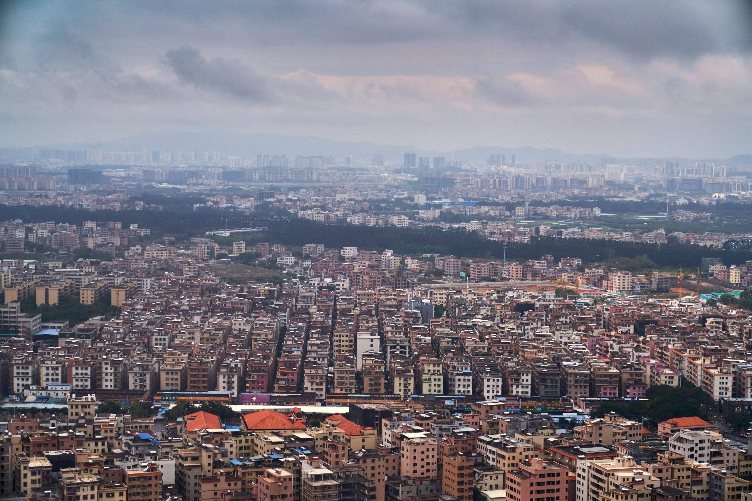 Skyscrapers in the town of Canton