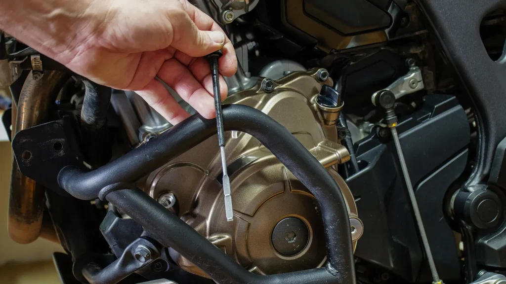 Check the Engine Oil and Other Fluid Levels