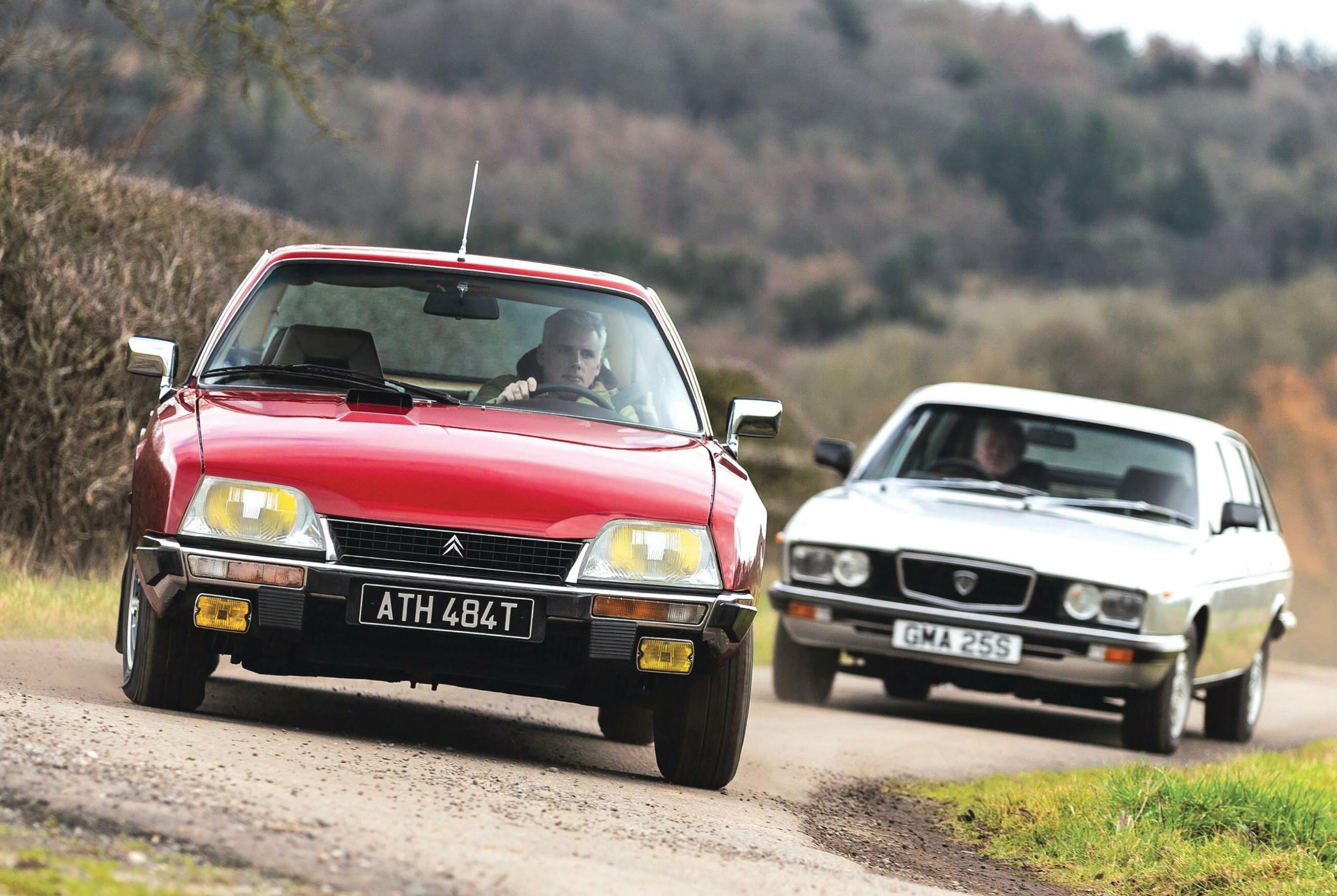 Citroën CX and a Peugeot 604
