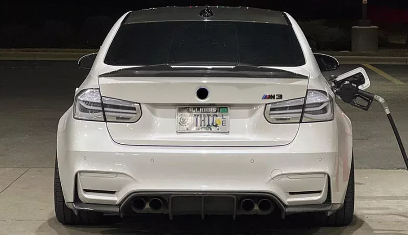 Clear or White Rear Lights