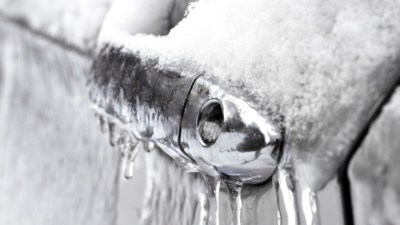 Door Locks and Seals Start Freezing