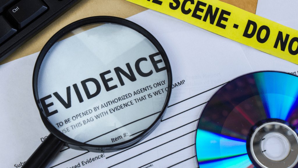 Evidence Connected to a Crime