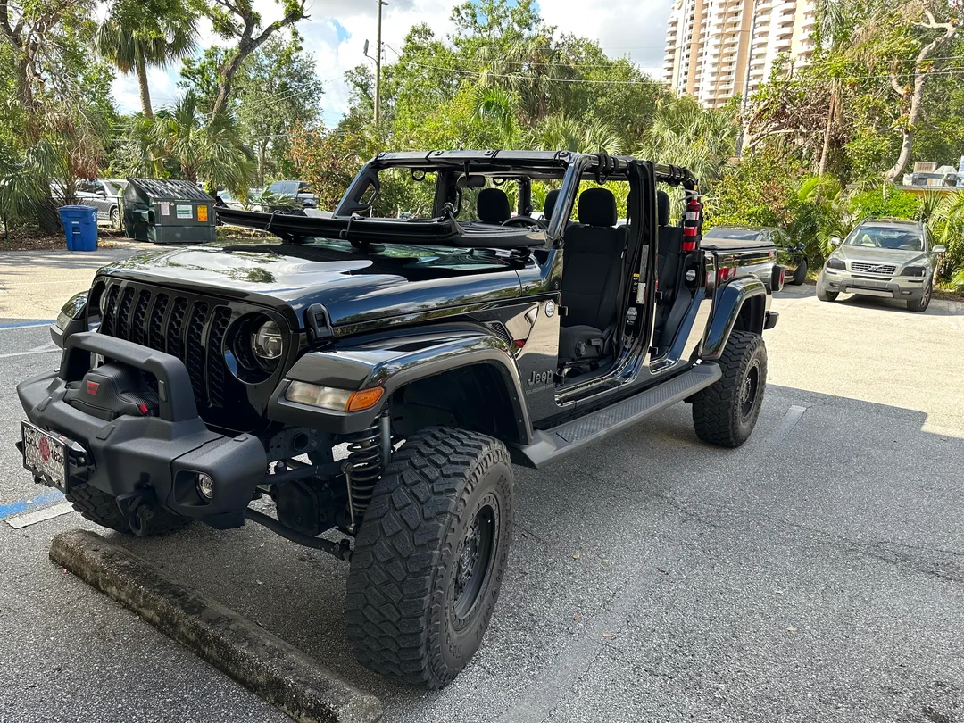 Fold-Down Windshield