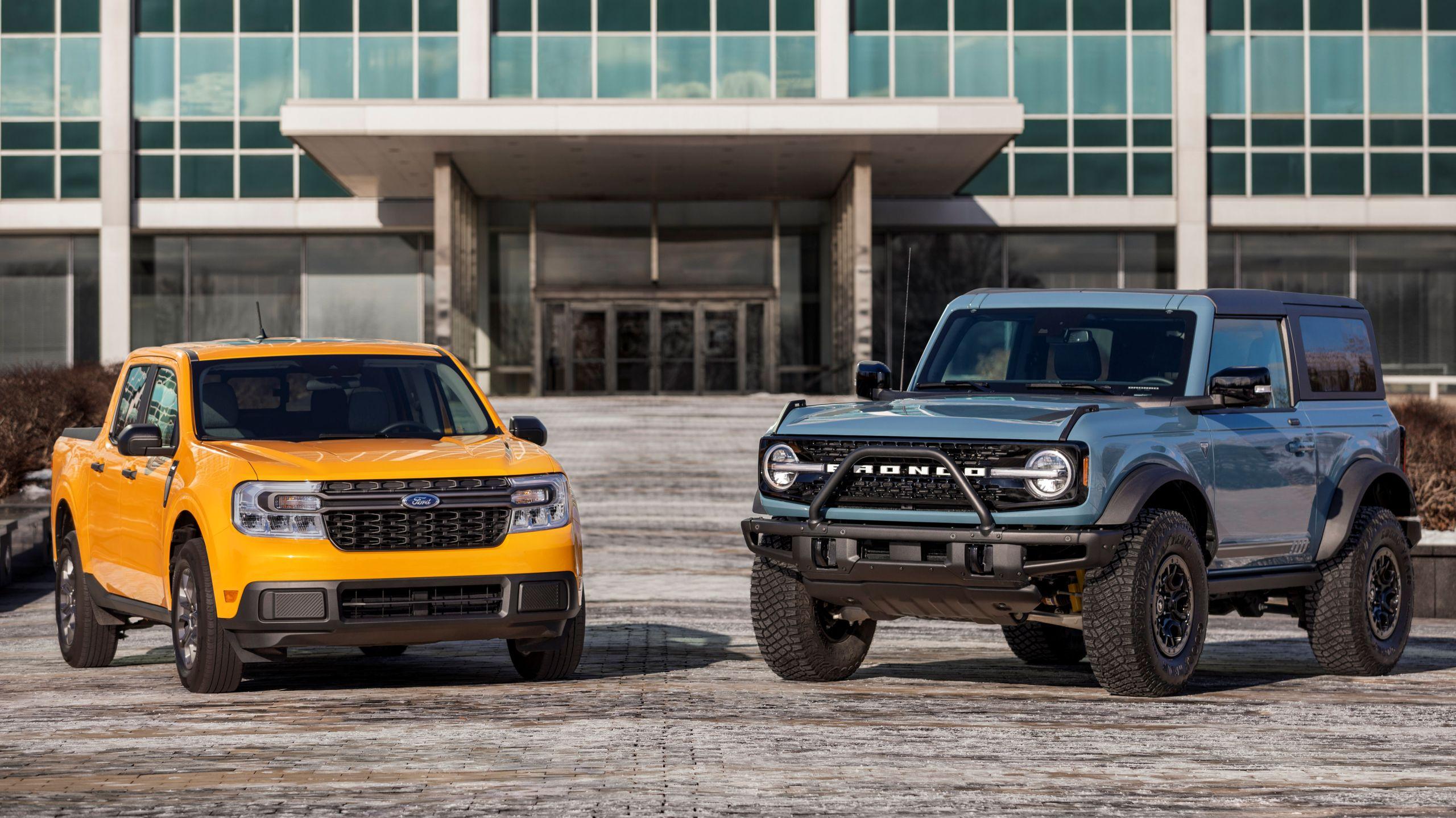 Ford Bronco Sport and Maverick