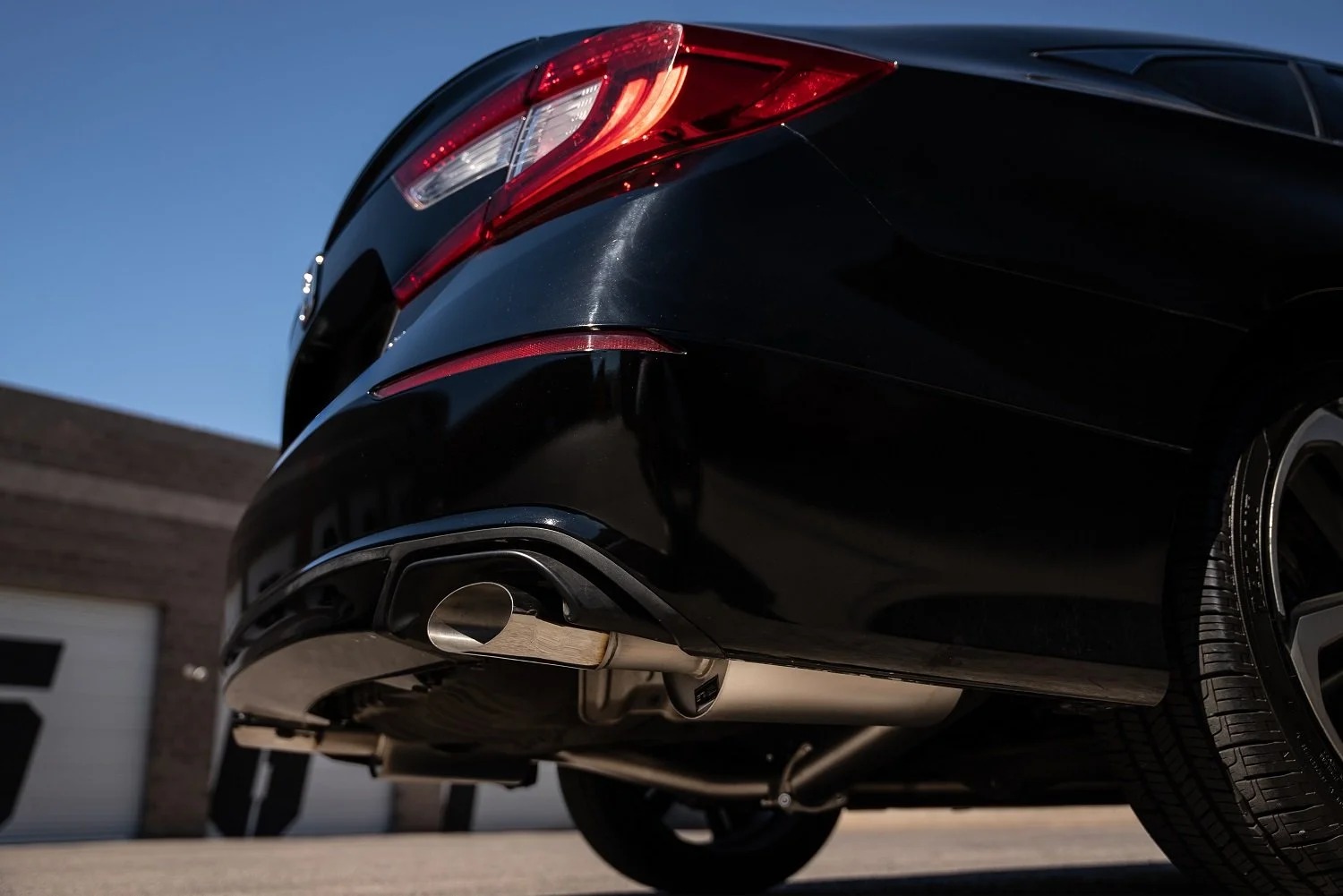 Front-pipe back exhaust system