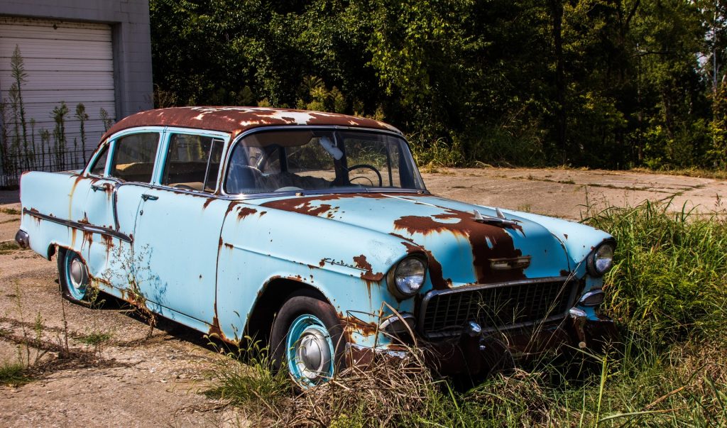 Grease Packed Into Rusty Cavities