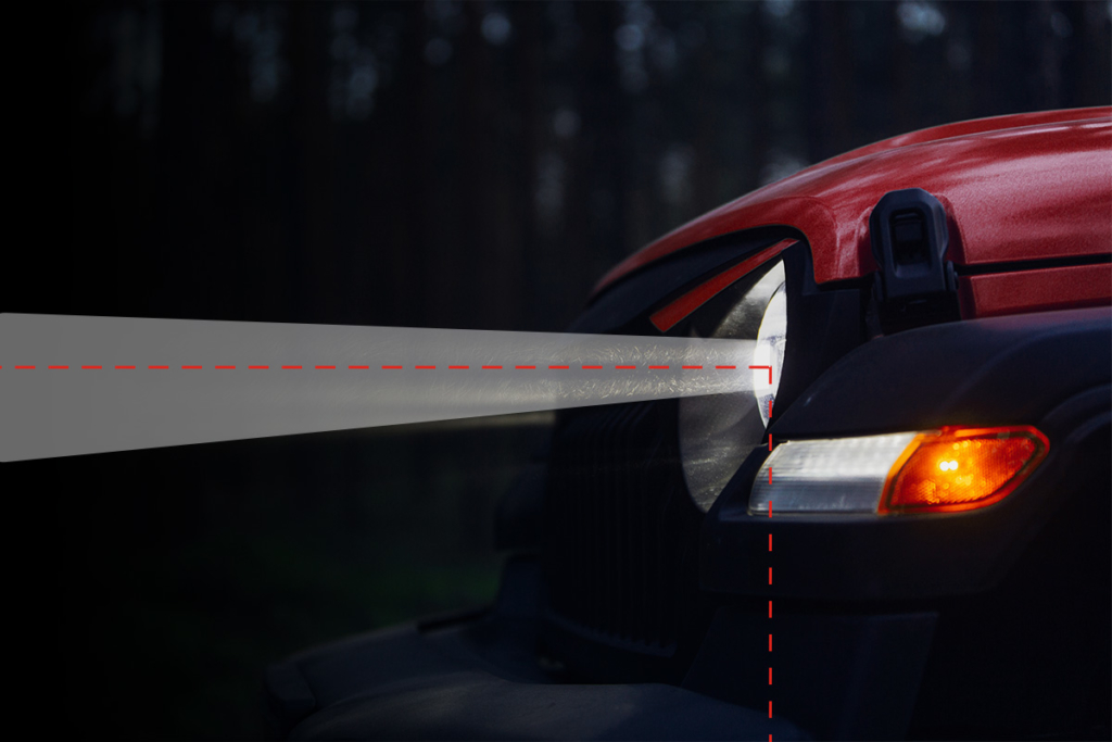 Headlight Aiming and Beam Requirements Follow Different Regulatory Systems