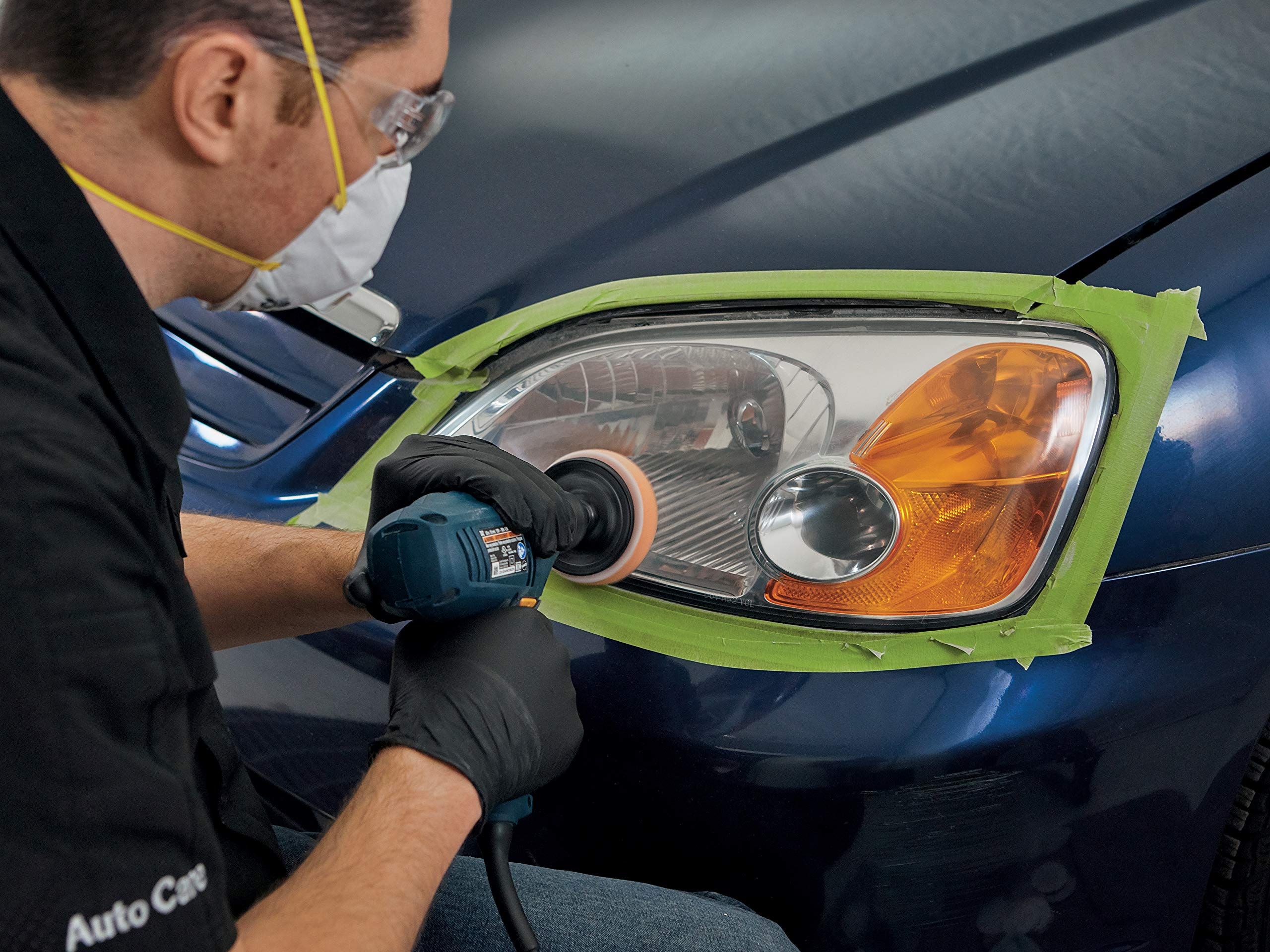 Headlight lens restoration