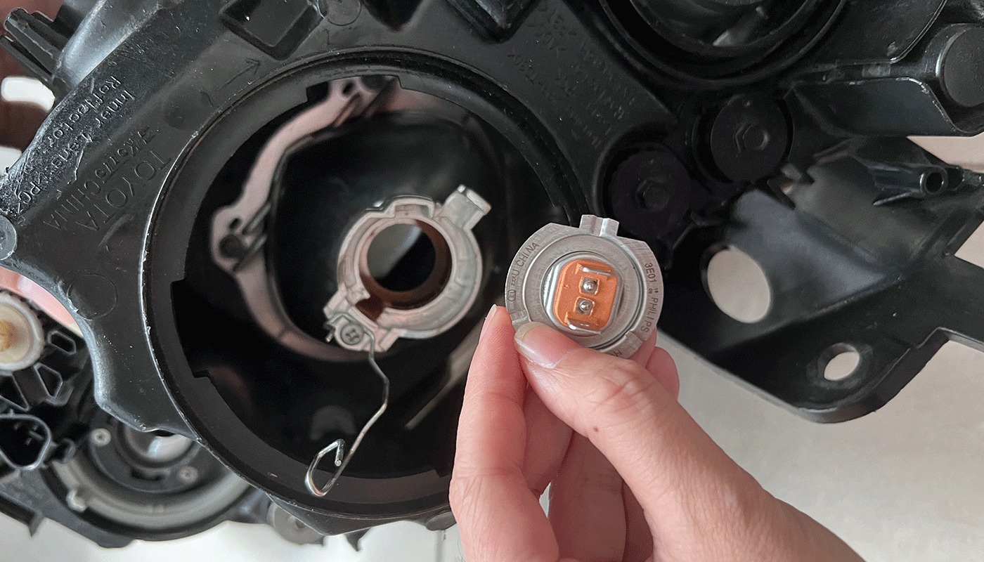 High-beam bulb upgrade