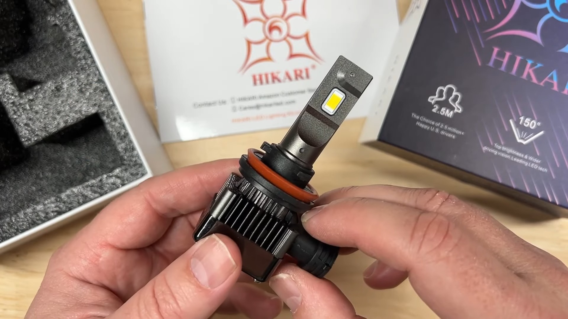 High-performance H11 LED bulbs